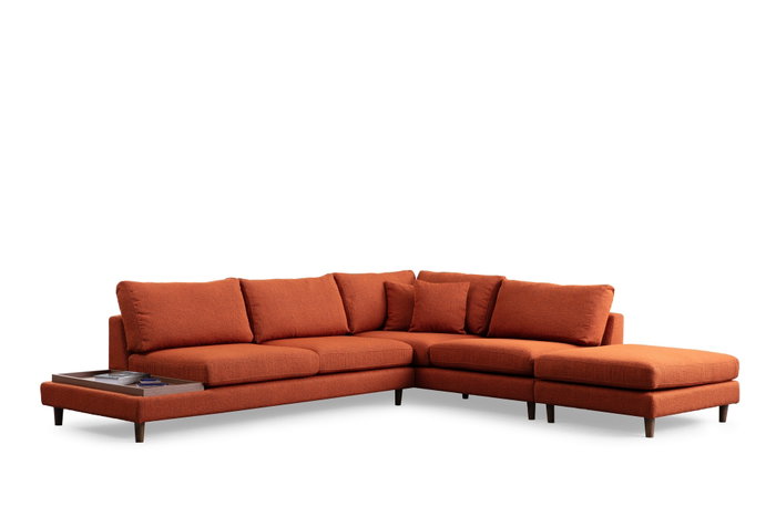 Atelier Del Sofa New Tulip With Pouf - Naranja Atelier Del Sofa New Tulip With Pouf - Naranja